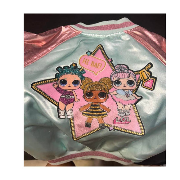 Girl's LoL Dolls Jacket- Size XS  4-5) - Picture 3 of 6